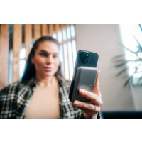 Produktbild för Verbatim Charge 'n' Go trådlös powerbank - magnetfäste - Li-pol - USB-C - 20 watt