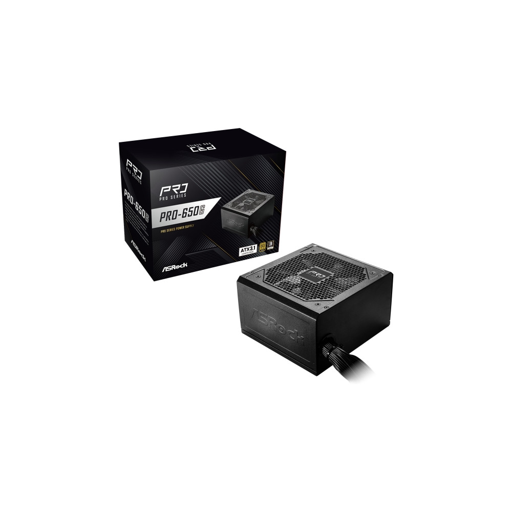 Produktbild för Asrock PRO-650G, 650 W, 100