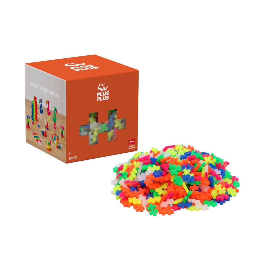 Produktbild för Plus-Plus Neon / 600 bitar