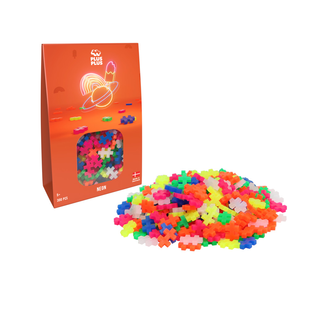 Produktbild för Plus-Plus Neon / 300 bitar