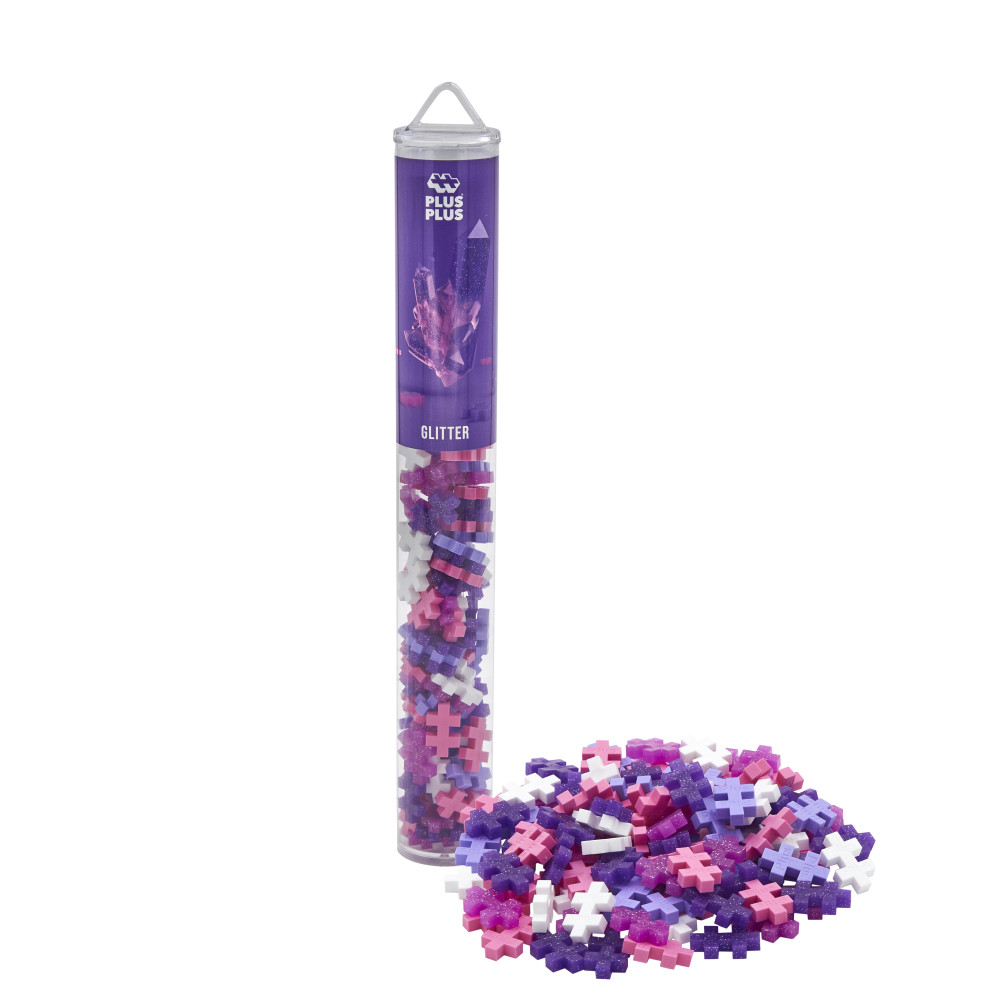 Produktbild för Plus-Plus Glitter Mix /100 bitar rör
