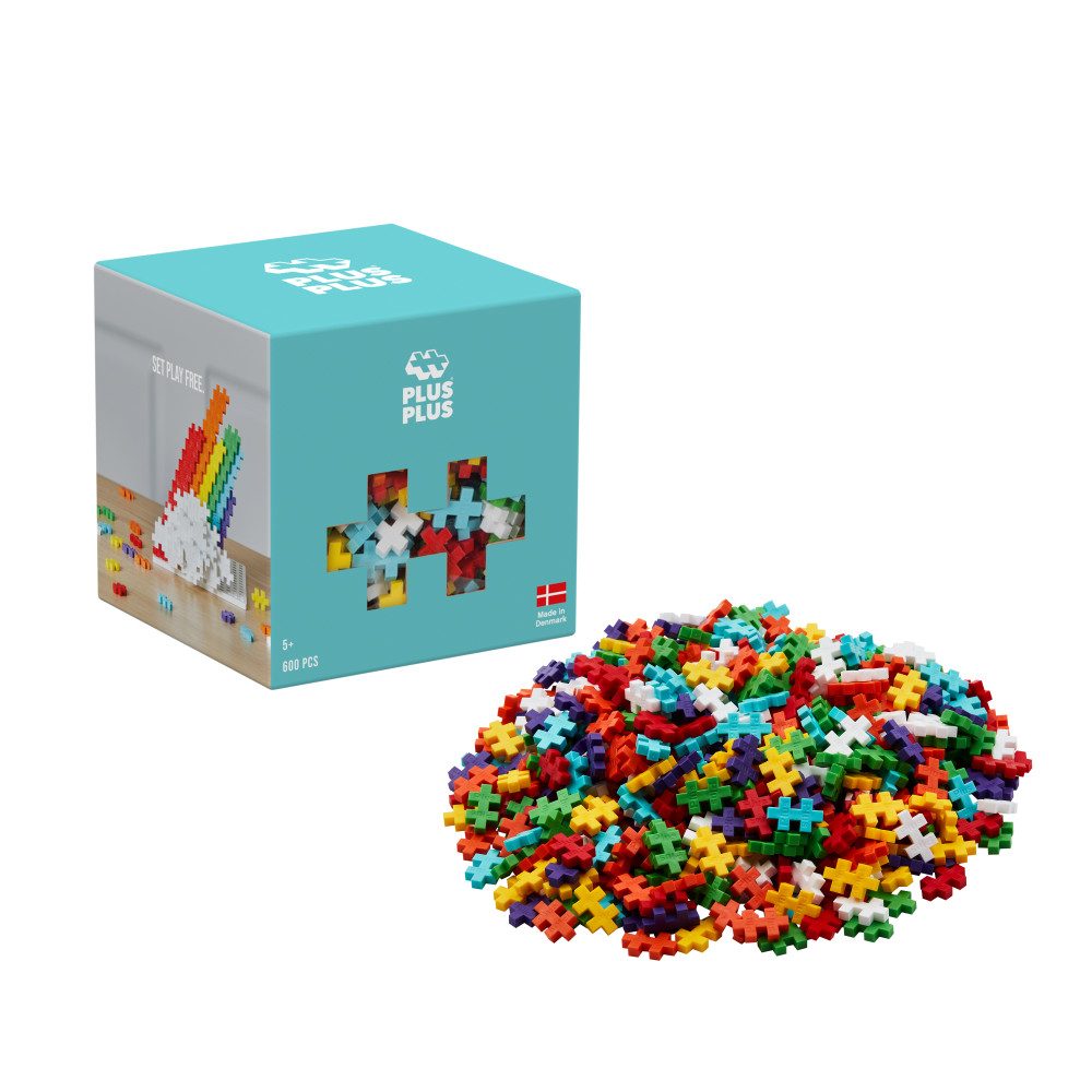 Produktbild för Plus-Plus Rainbow / 600 bitar