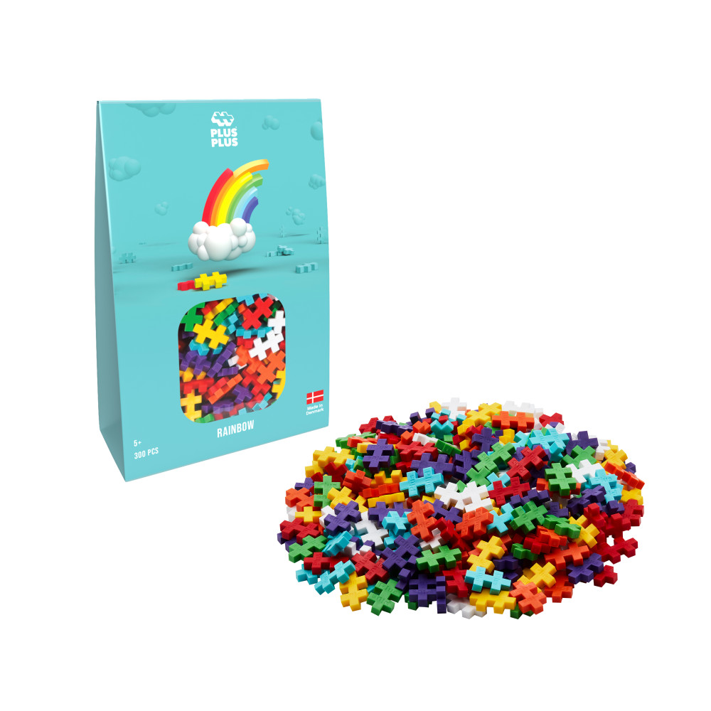 Produktbild för Plus-Plus Rainbow / 300 bitar