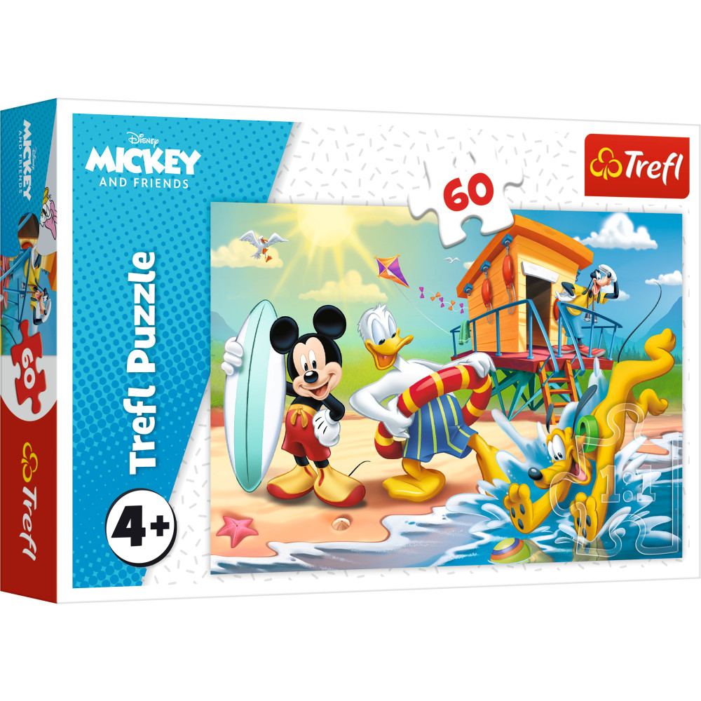 Produktbild för Pappussel Trefl 60 Bitar Mickey Mouse