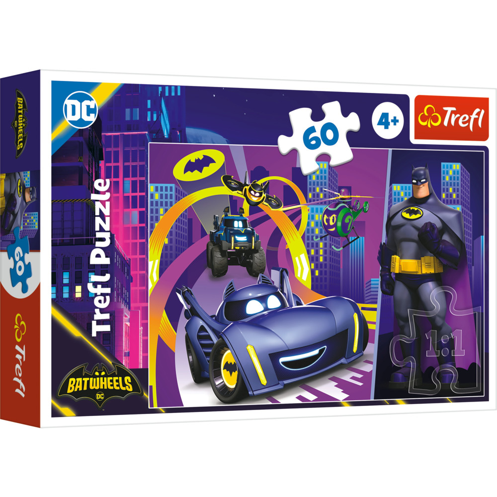 Produktbild för Pappussel Trefl 60 Bitar Batman