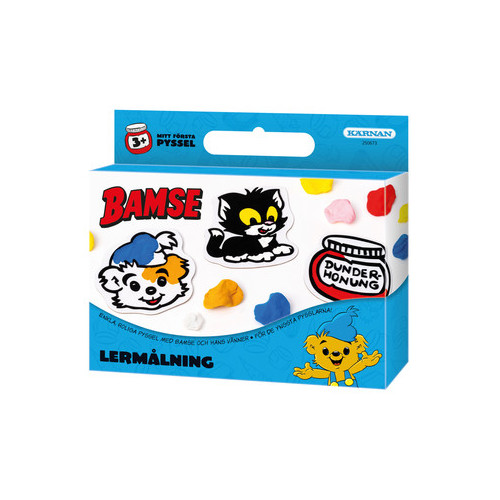 Egmont Kärnan Kul att Skapa Bamse Lermålning