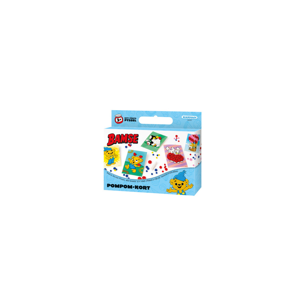 Produktbild för Kul att Skapa Bamse Pompompyssel
