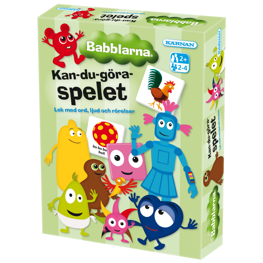 Produktbild för Barnspel Babblarna Kan Du Göra-Spelet