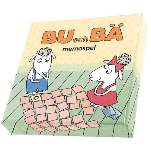 Hjelm förlag Bu och Bä Memo - Barnspel