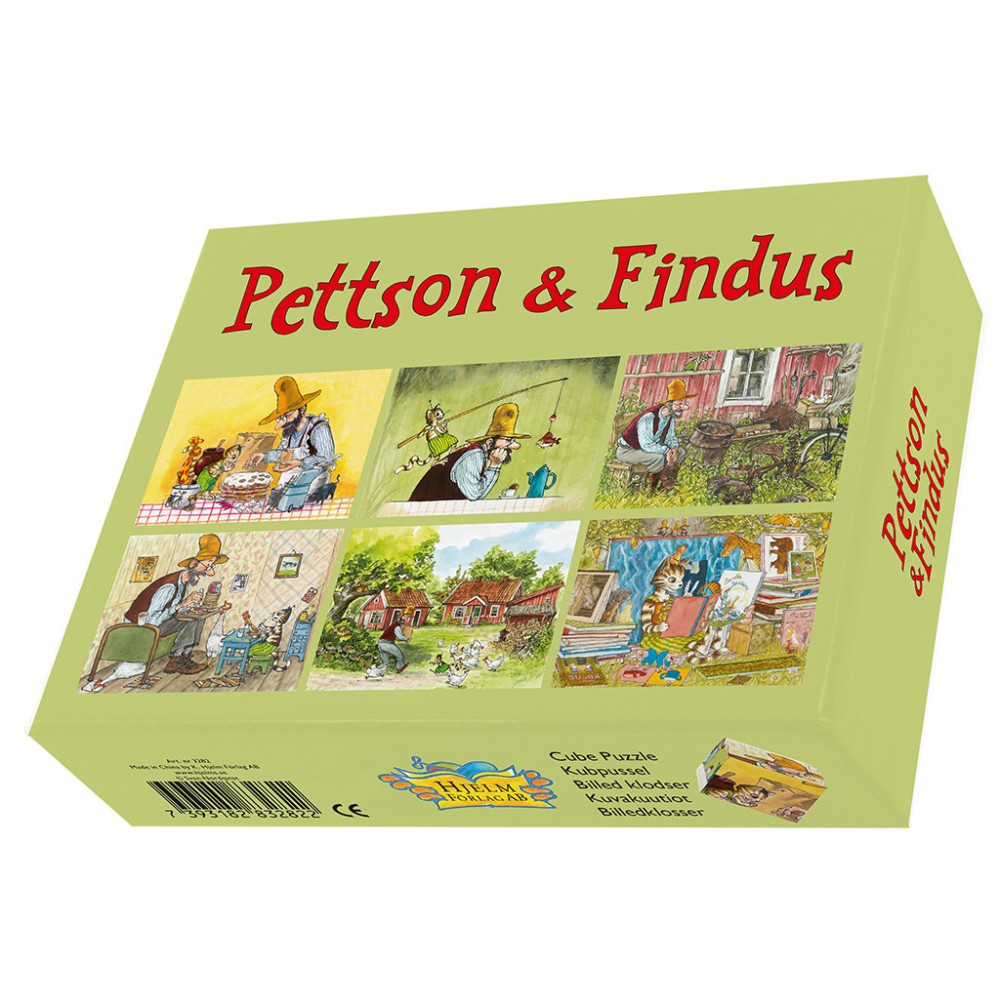 Produktbild för Pettson kubpussel - 12 bitar