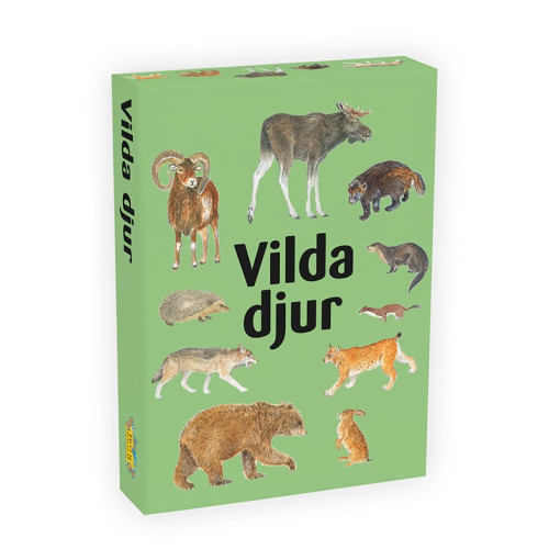 Hjelm förlag Vilda djur Kortspel