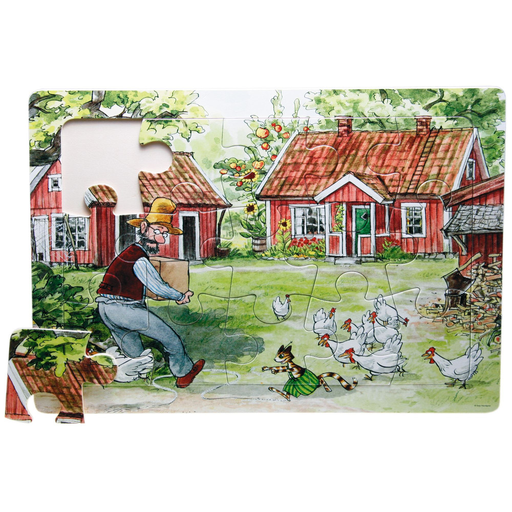 Produktbild för Pettson och Findus rampussel - 15 bitar