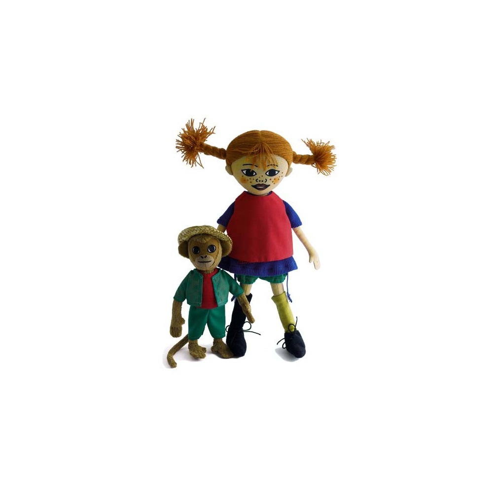 Produktbild för Pippi Långstrump och Herr Nilsson dockor - i presentkartong