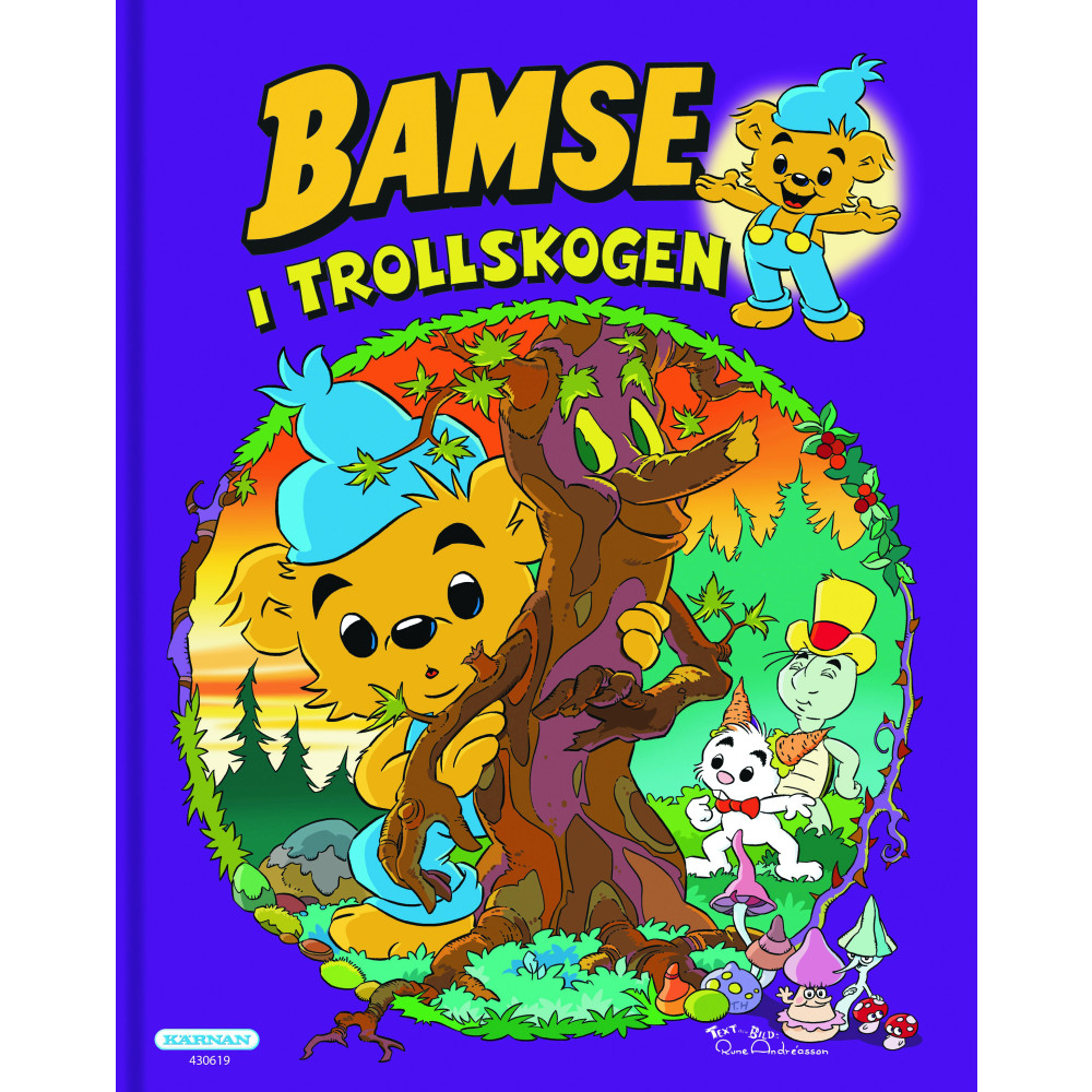 Produktbild för Bamse i trollskogen (bok, kartonnage)