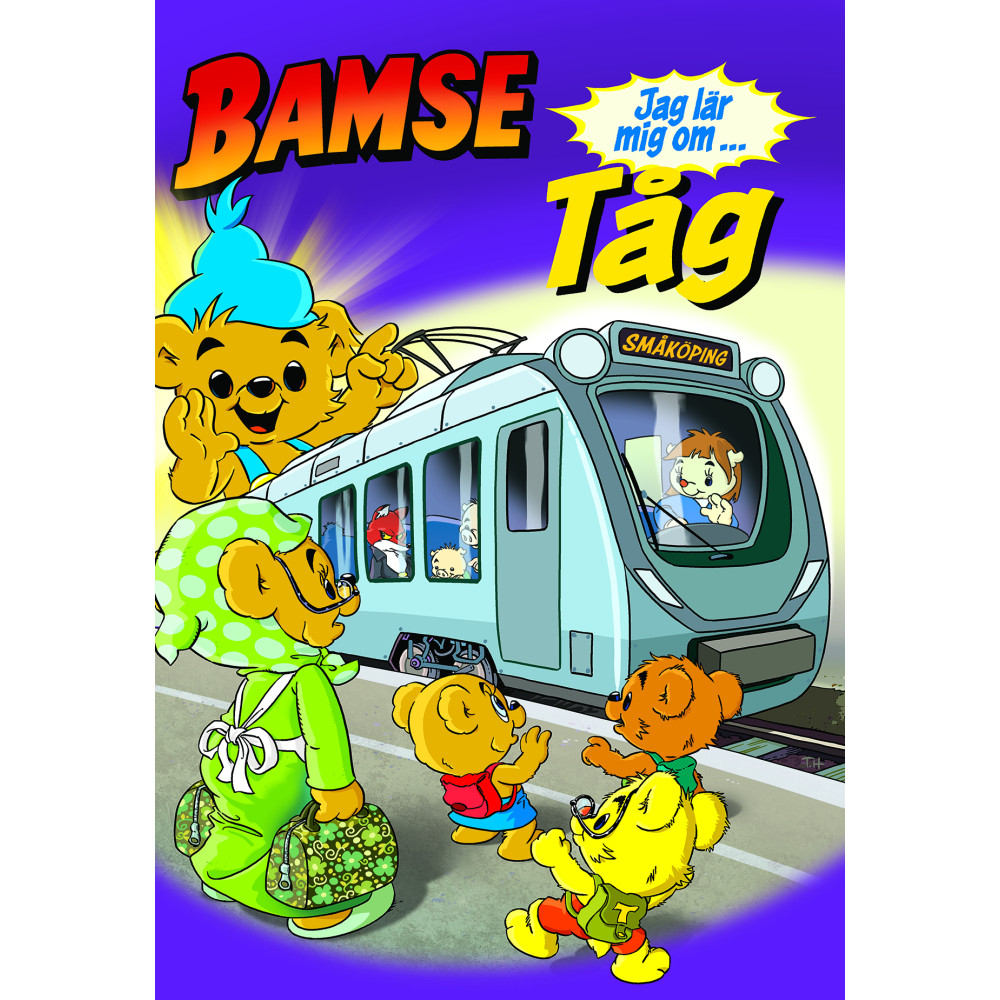 Produktbild för Jag lär mig om tåg (bok, kartonnage)