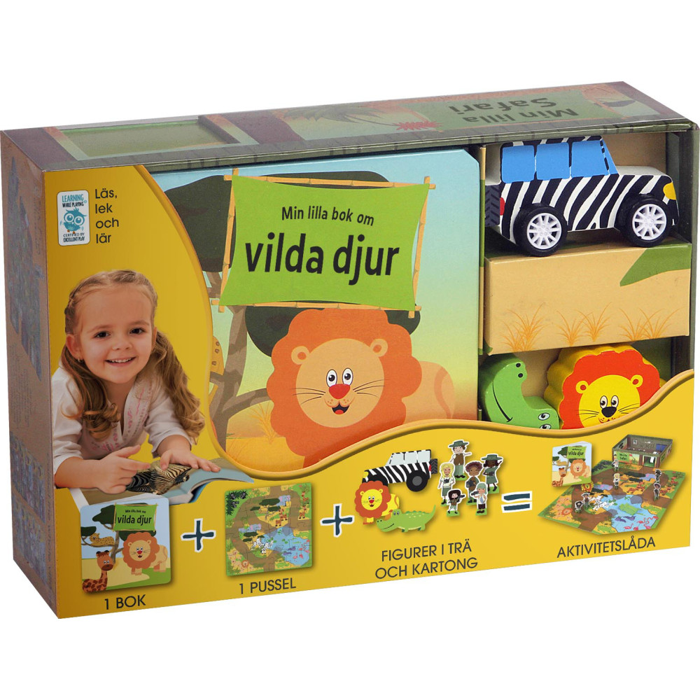 Produktbild för Min lilla safari (bok)