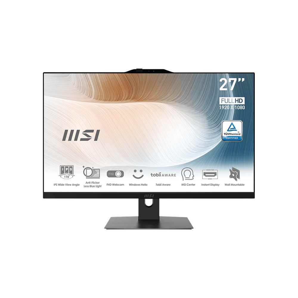 Produktbild för MSI Modern AM272P 12M 1063AT - allt-i-ett Core i5 1235U 1.3 GHz - 16 GB - SSD 512 GB - LED 27"