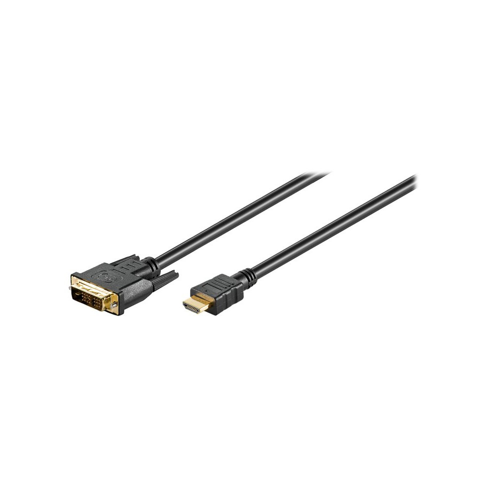 Produktbild för goobay MMK 630-0500 - video/ljudkabelsats - HDMI / DVI - 5 m