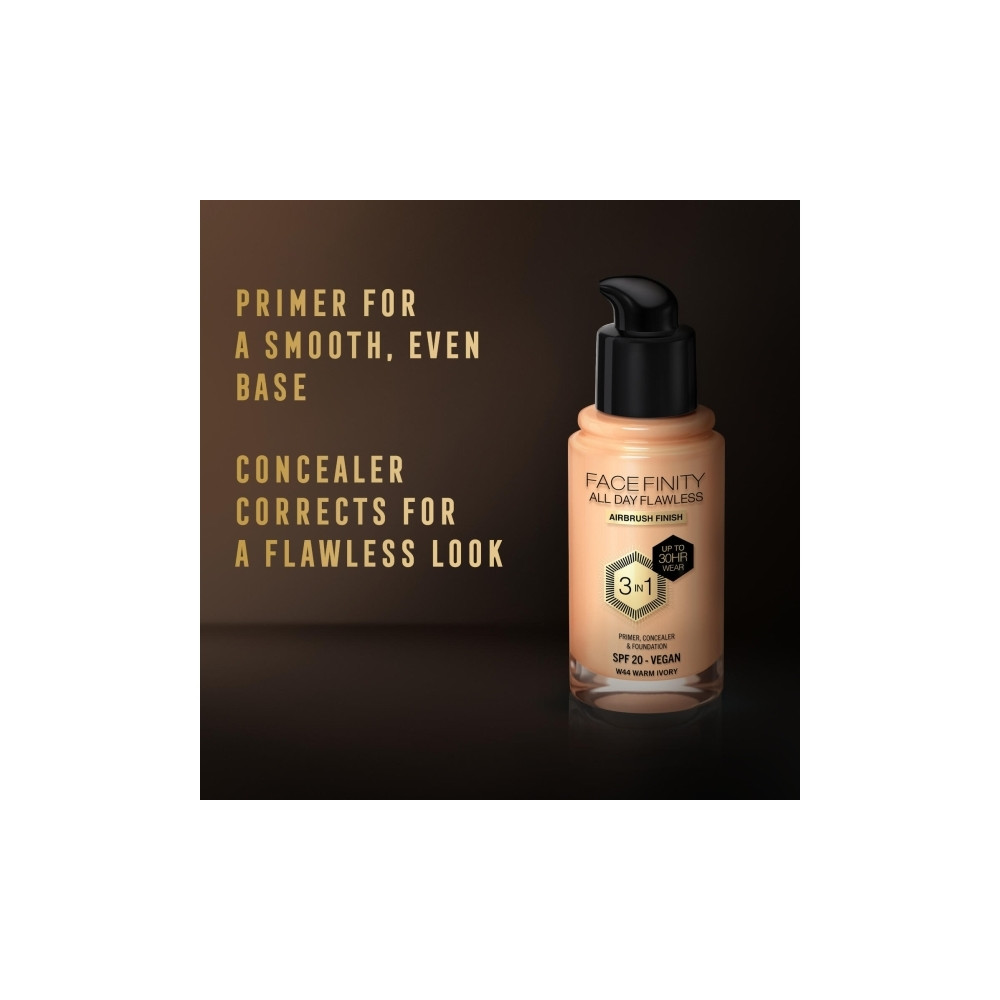 Produktbild för MAX FACTOR FACEFINITY All Day Flawless 3in1 Foundation No. W...