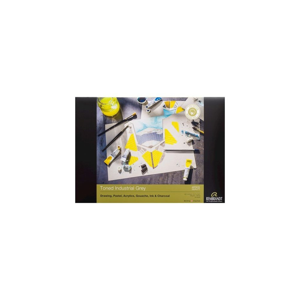 Produktbild för Rembrandt tonat papper Industrial Grey A3 | 42 x 29,7 cm, 18...