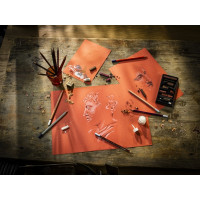 Produktbild för Rembrandt tonat papper Sanguine Red A3 | 42 x 29,7 cm, 180 g...
