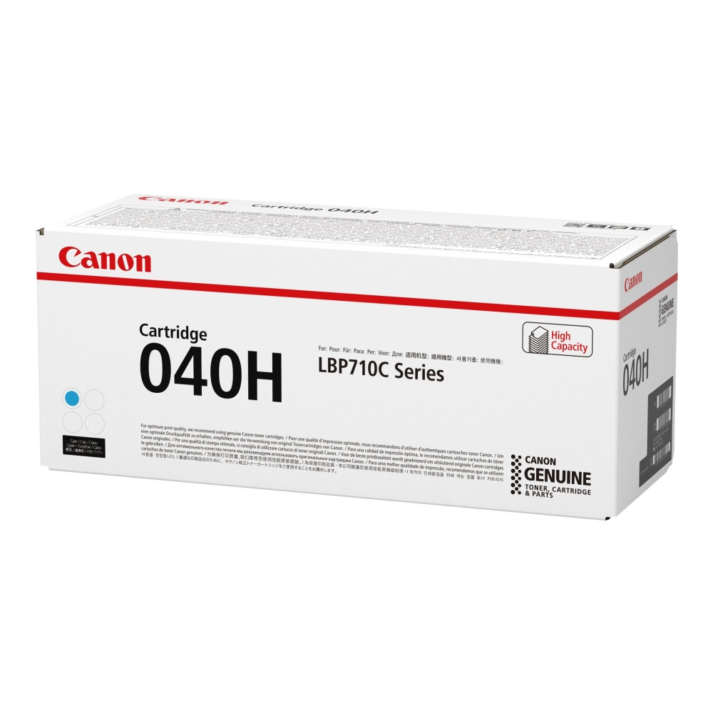 Produktbild för Canon 040 H - hög kapacitet - cyan - original - tonerkassett
