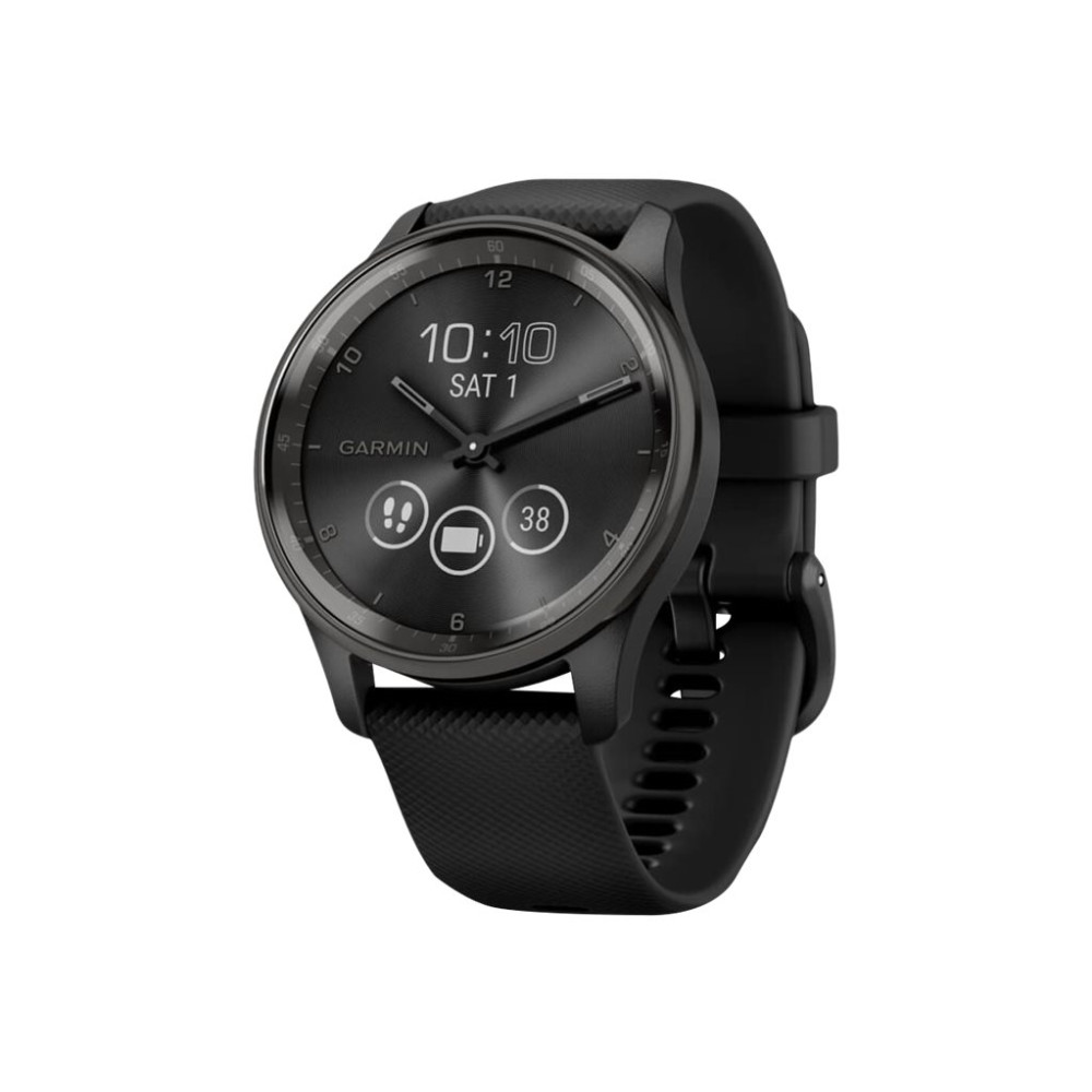 Produktbild för Garmin vívomove Trend - svart - smart klocka med band
