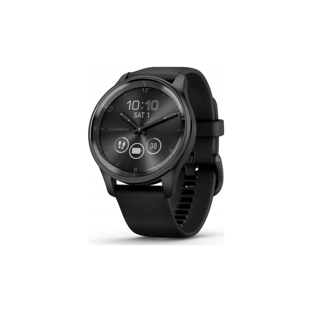 Produktbild för Garmin vívomove Trend - svart - smart klocka med band