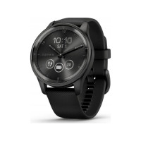 Produktbild för Garmin vívomove Trend - svart - smart klocka med band
