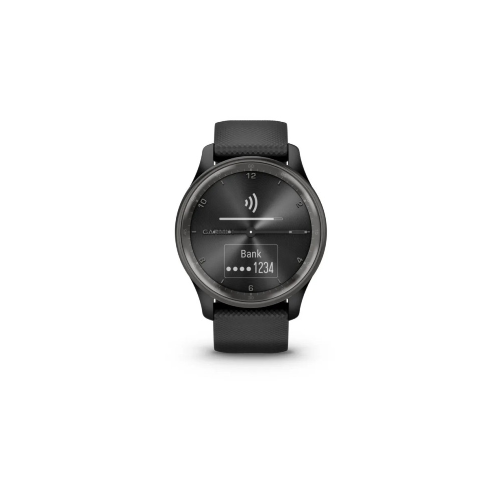 Produktbild för Garmin vívomove Trend - svart - smart klocka med band