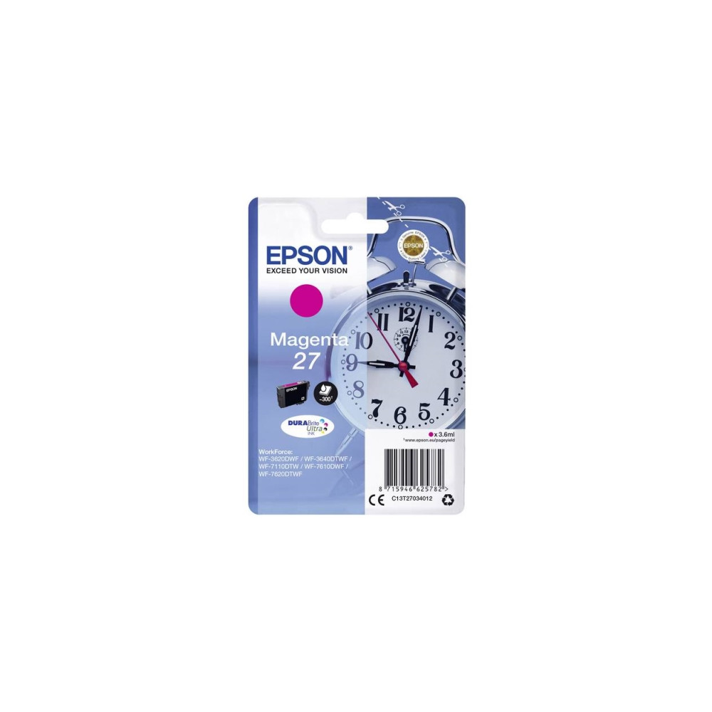 Produktbild för Epson 27 - magenta - original - bläckpatron