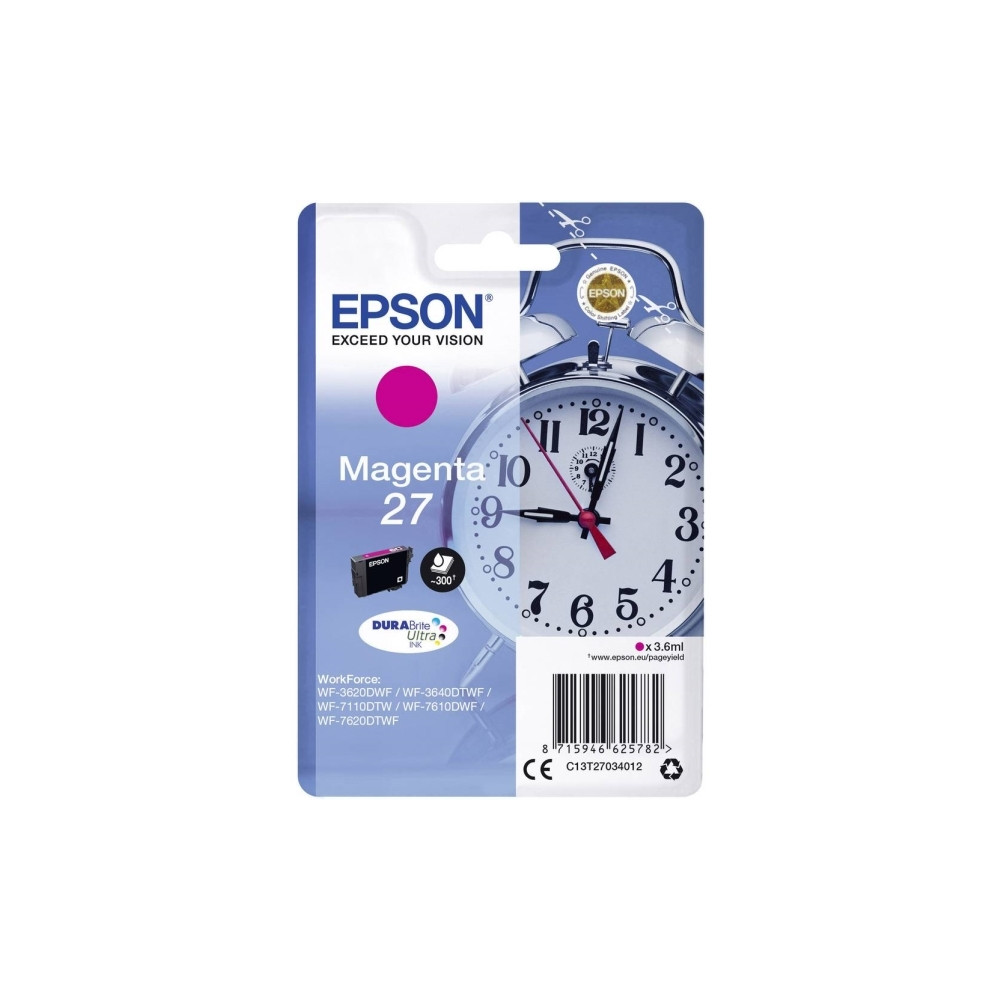 Produktbild för Epson 27 - magenta - original - bläckpatron
