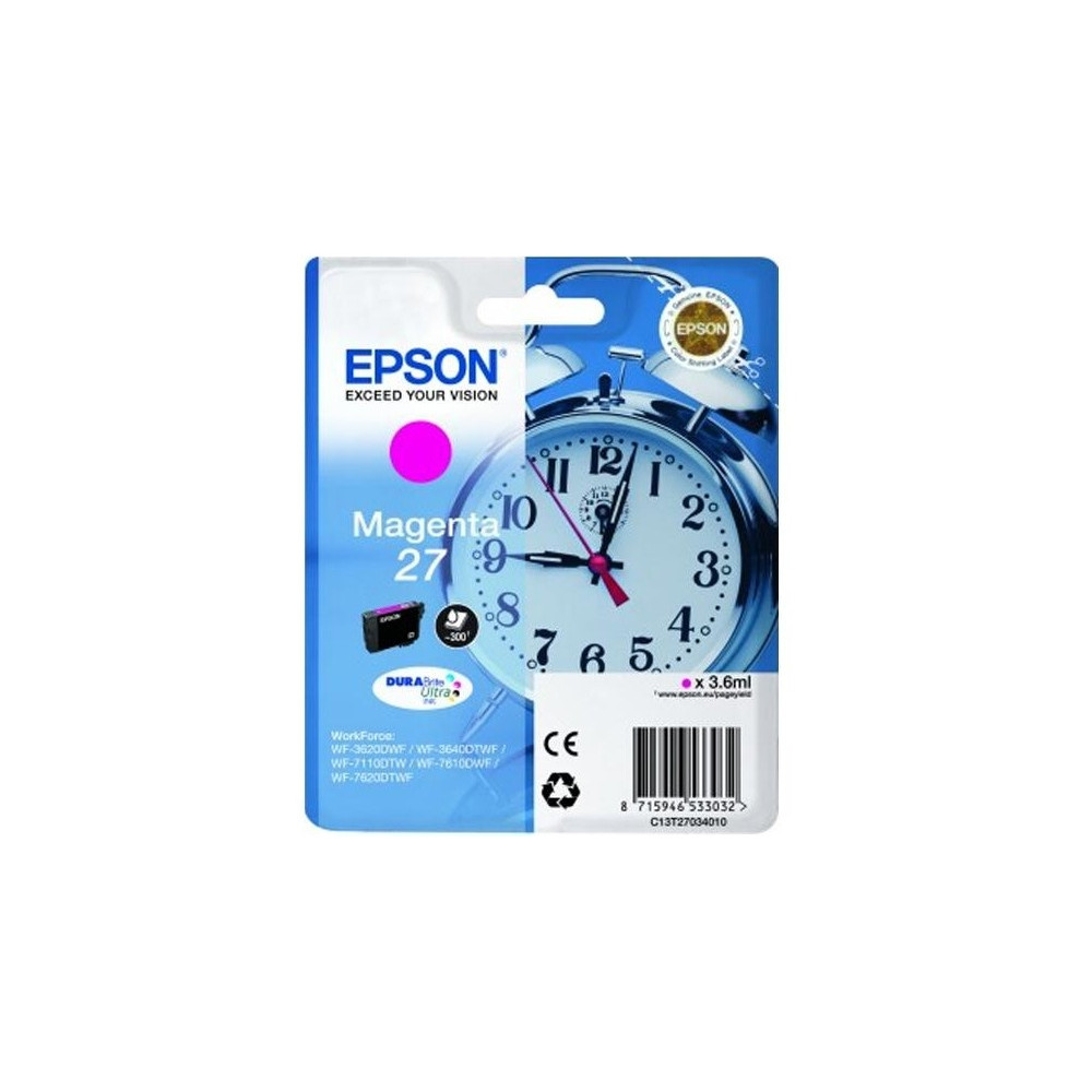 Produktbild för Epson 27 - magenta - original - bläckpatron