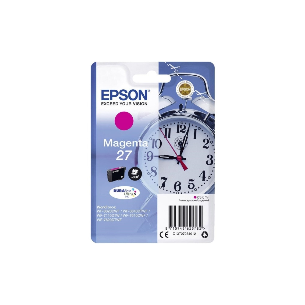 Produktbild för Epson 27 - magenta - original - bläckpatron