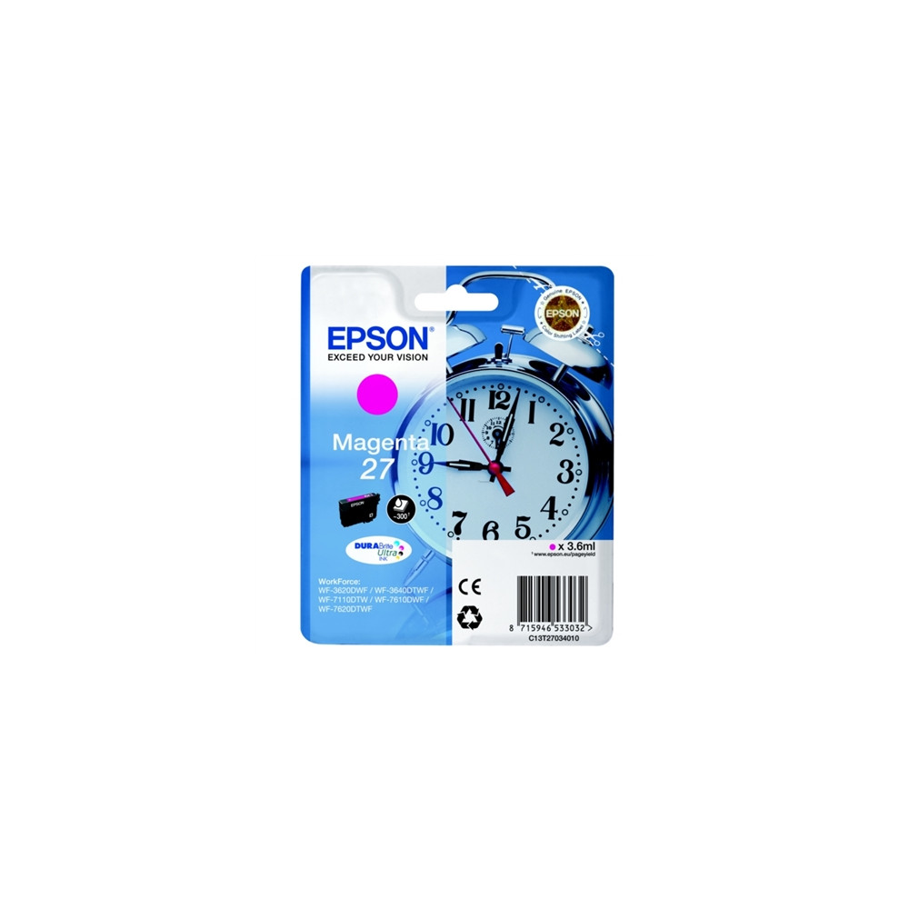 Produktbild för Epson 27 - magenta - original - bläckpatron