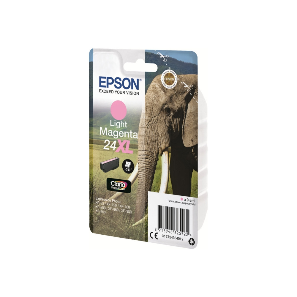 Produktbild för Epson 24XL - XL - ljus magenta - original - bläckpatron