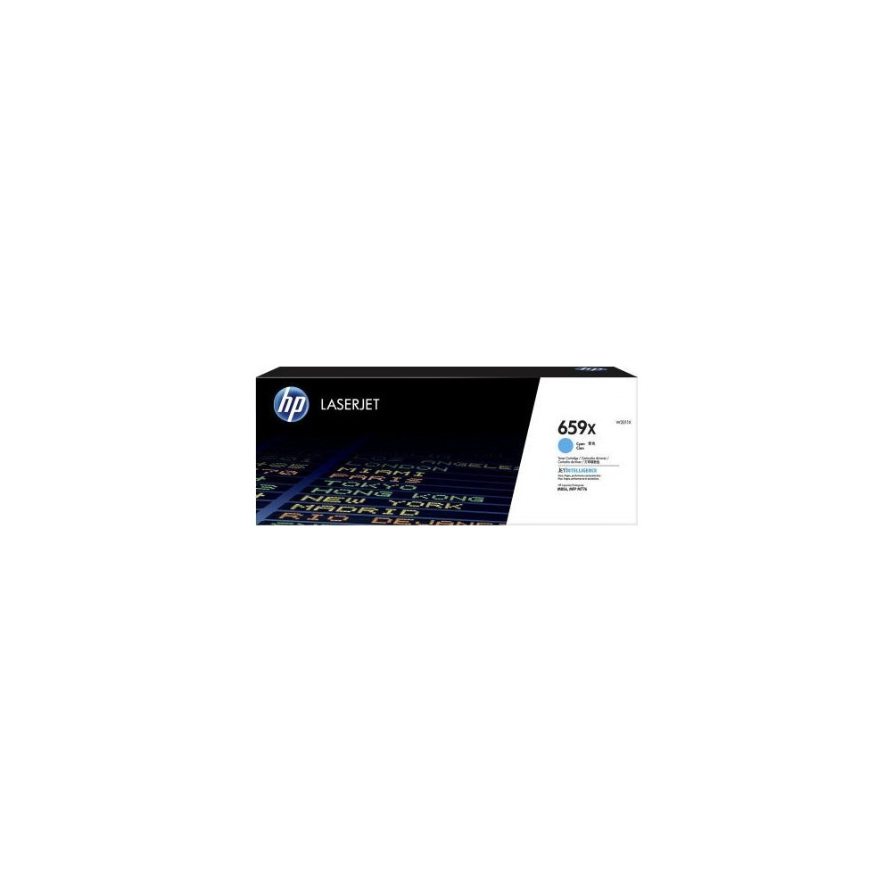 Produktbild för HP 659X - cyan - original - LaserJet - tonerkassett (W2011X)