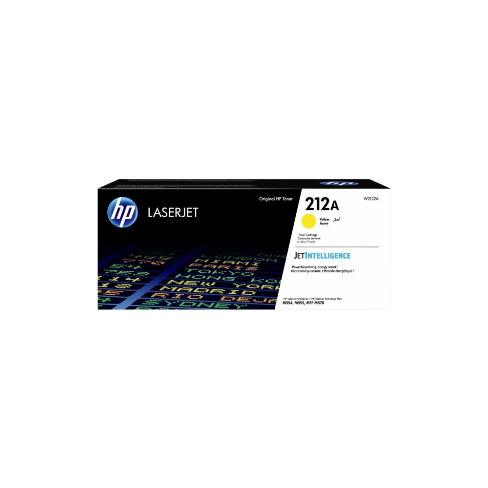 Produktbild för HP 212A - gul - original - LaserJet - tonerkassett (W2122A)