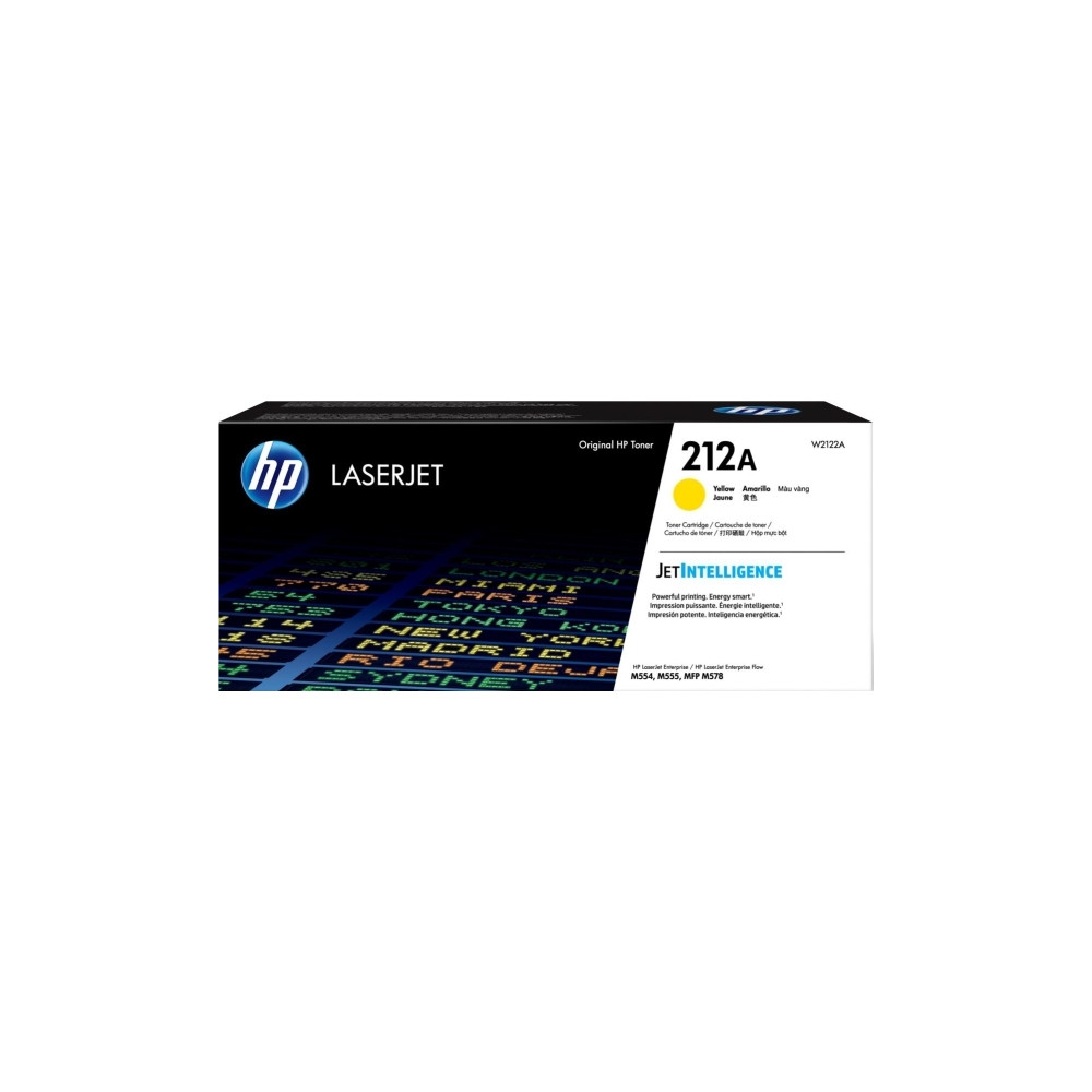 Produktbild för HP 212A - gul - original - LaserJet - tonerkassett (W2122A)