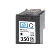 Produktbild för HP 350 - svart - original - bläckpatron