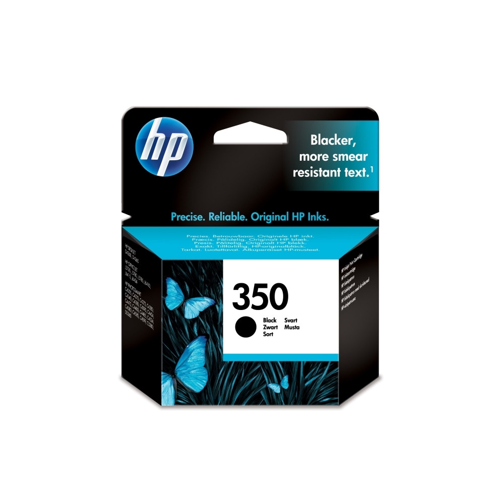 Produktbild för HP 350 - svart - original - bläckpatron