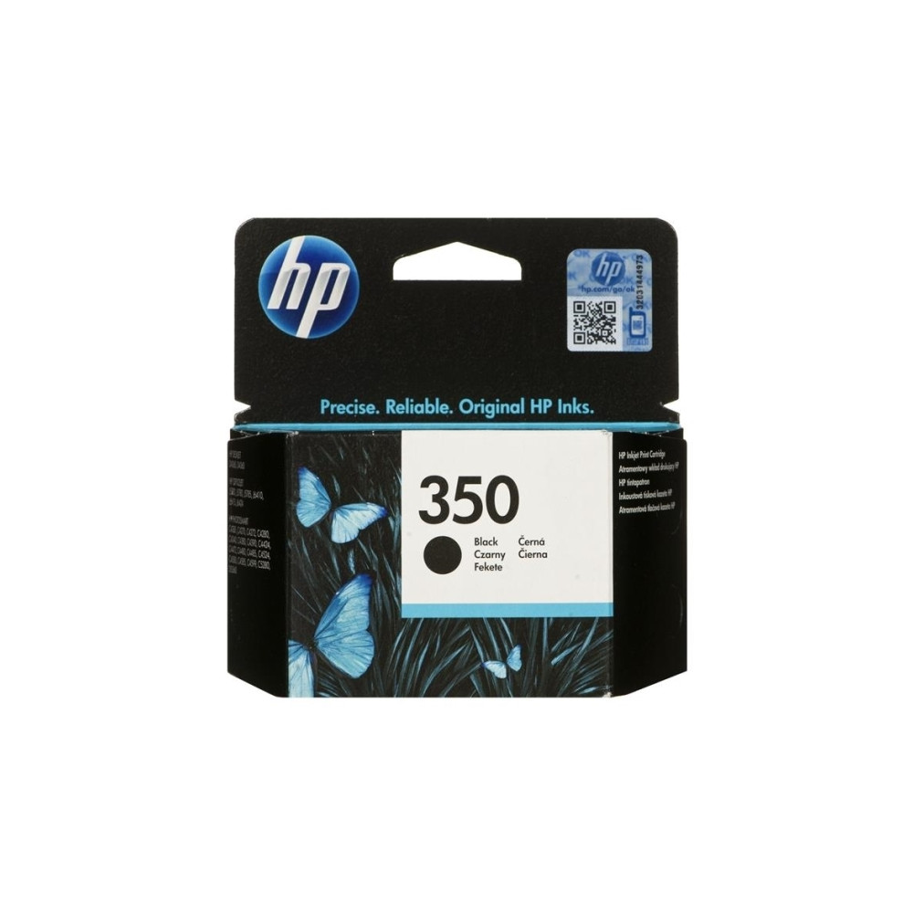 Produktbild för HP 350 - svart - original - bläckpatron