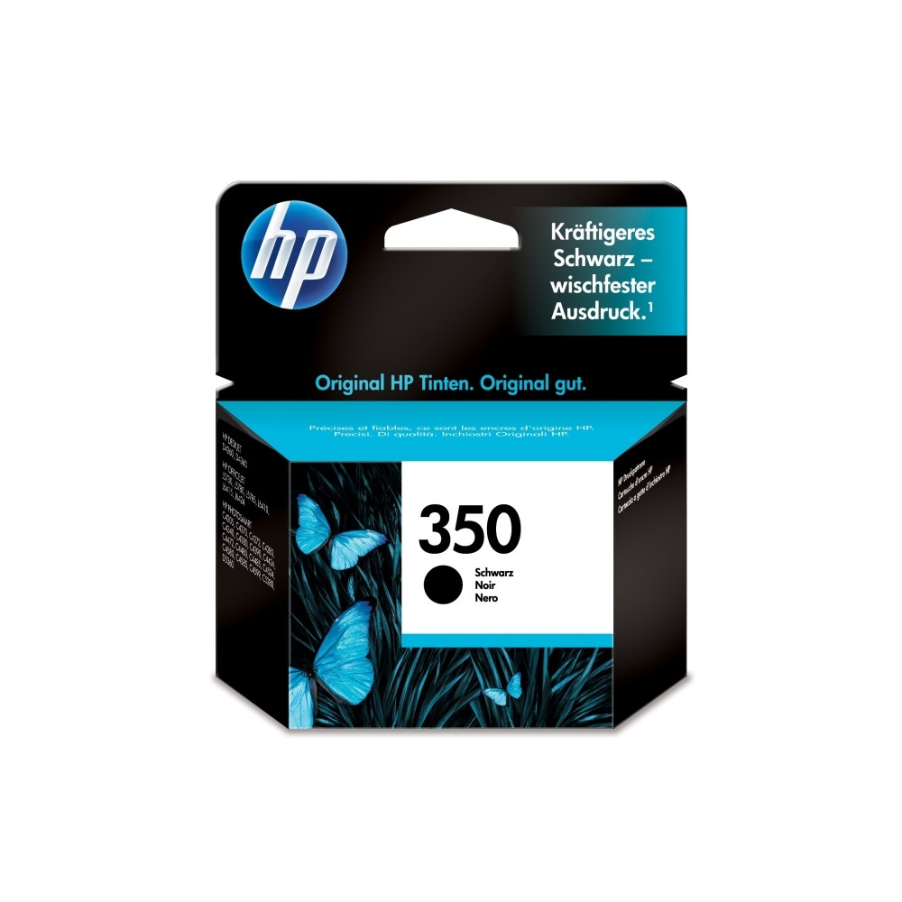Produktbild för HP 350 - svart - original - bläckpatron