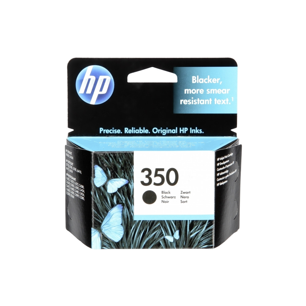Produktbild för HP 350 - svart - original - bläckpatron