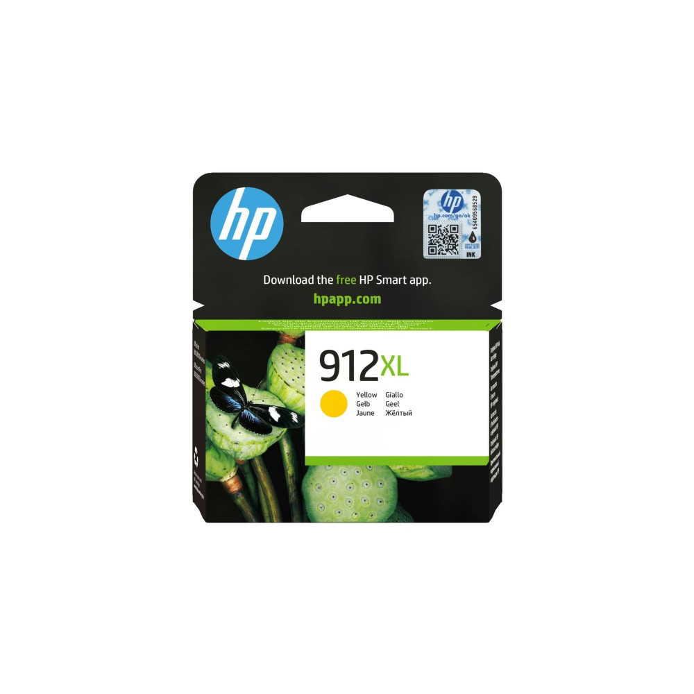 Produktbild för HP 912XL - Lång livslängd - gul - original - bläckpatron
