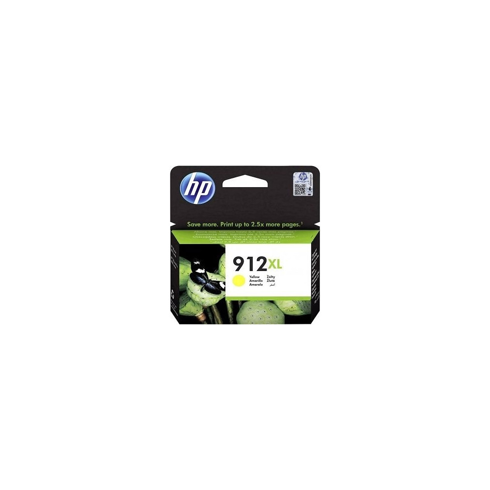 Produktbild för HP 912XL - Lång livslängd - gul - original - bläckpatron
