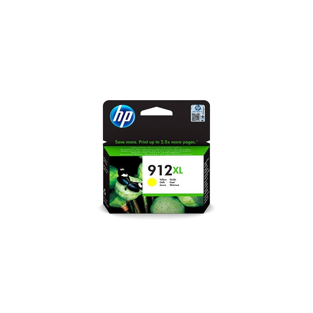 Produktbild för HP 912XL - Lång livslängd - gul - original - bläckpatron