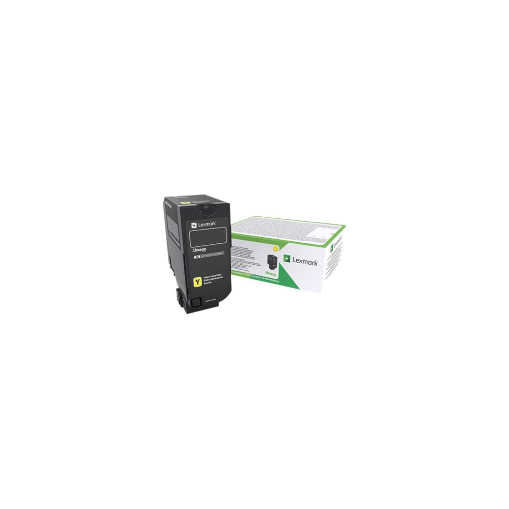 Produktbild för Lexmark - gul - original - tonerkassett - LCCP, Lexmark Corporate