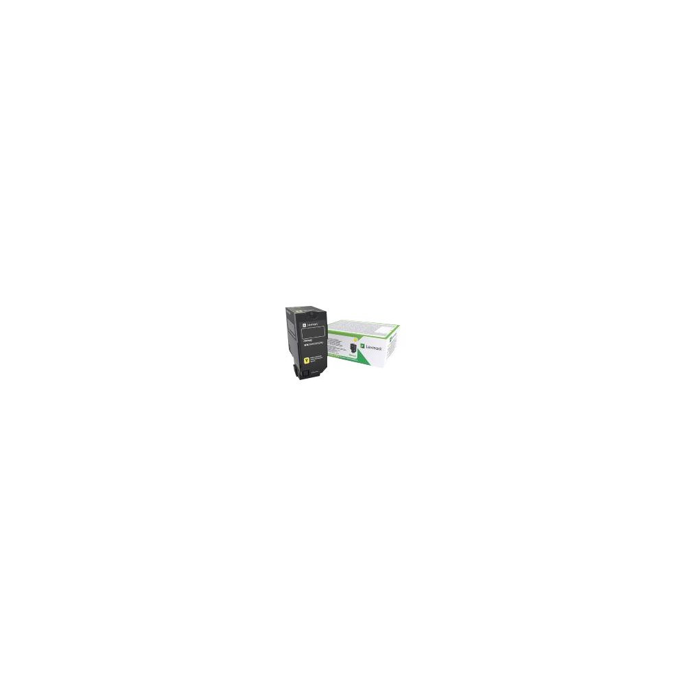 Produktbild för Lexmark - gul - original - tonerkassett - LCCP, Lexmark Corporate