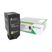Produktbild för Lexmark - gul - original - tonerkassett - LCCP, Lexmark Corporate